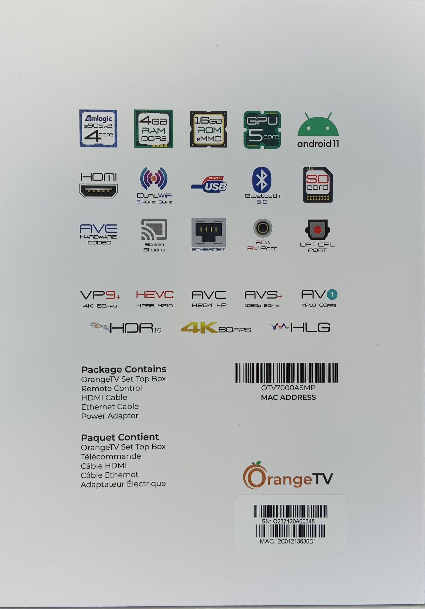 Orange TV Box