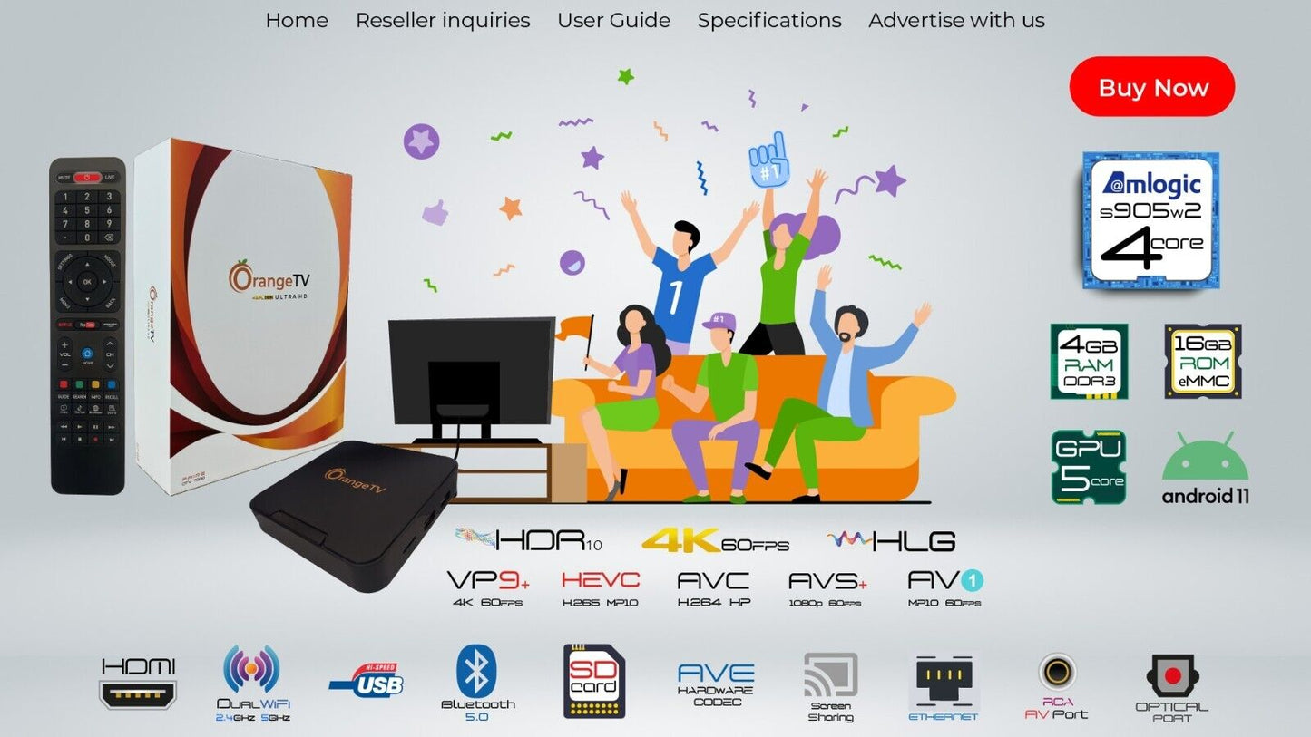 Orange TV Box
