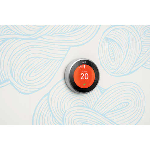 Thermostat d'apprentissage intelligent Google Nest Wi-Fi (3e génération) - 