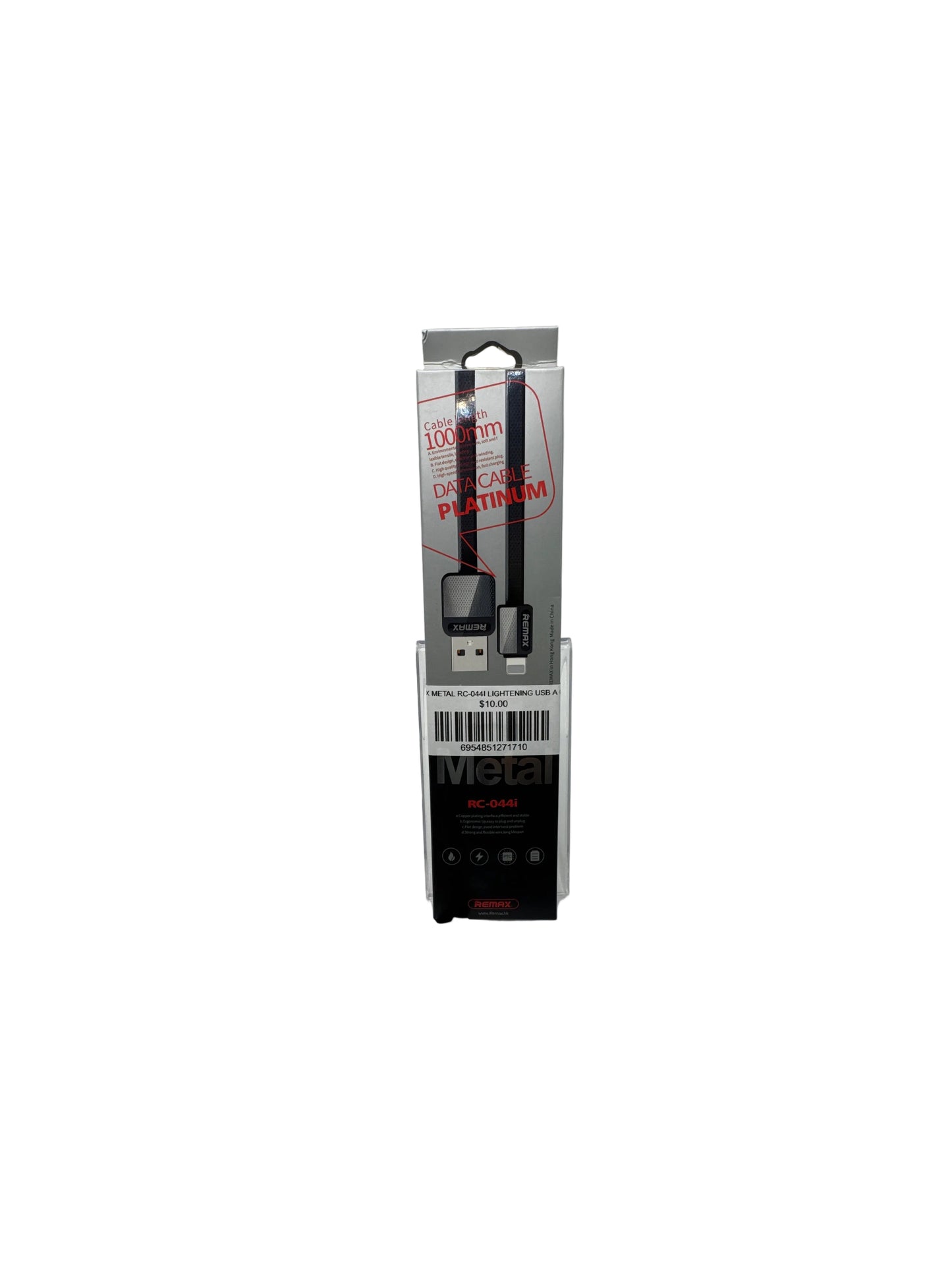 REMAX METAL RC-044I LIGHTENING USB A CABLE