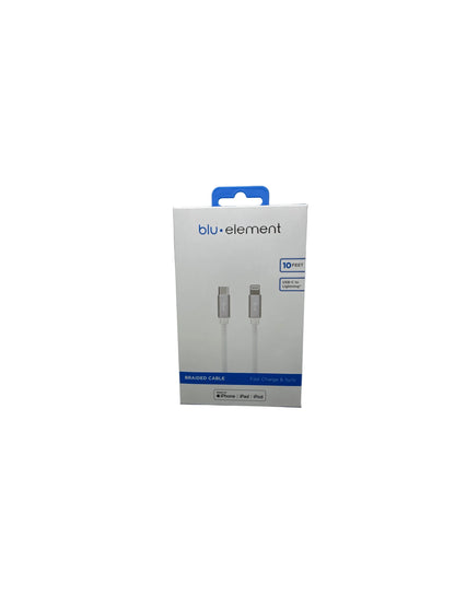 Blu.element TYPE-C TO LIGHTENING BLACK/WHITE 10ft
