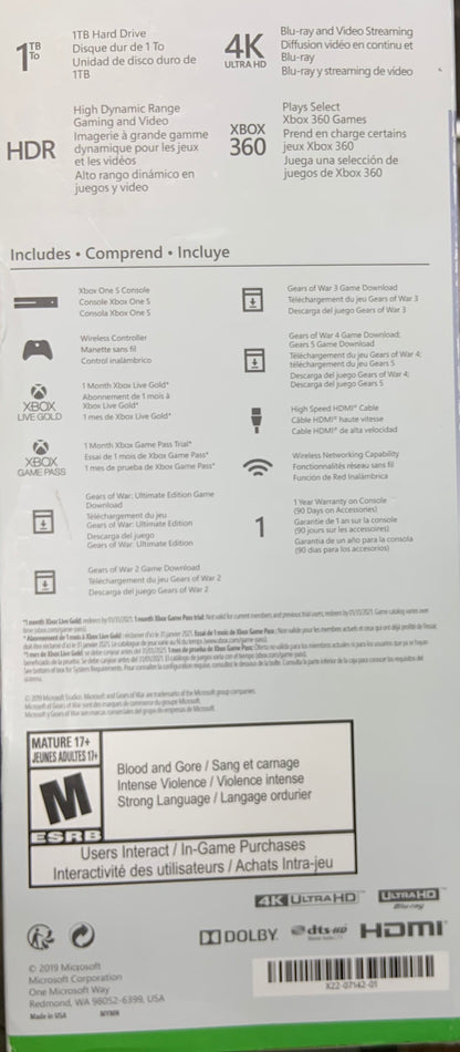 Xbox One S 1TB Console