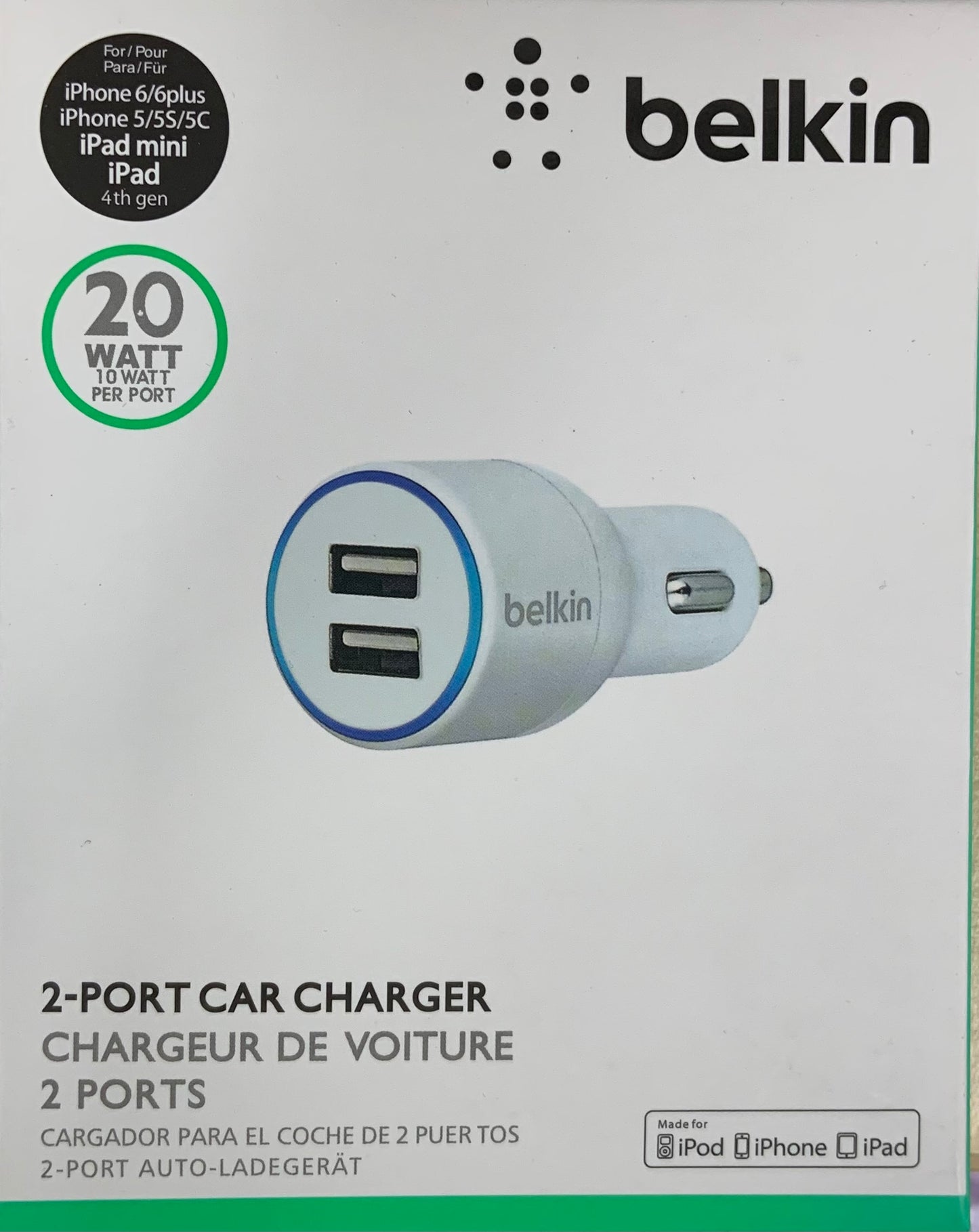 Belkin 2-Port Car Charger