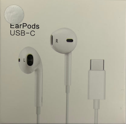 Apple EarPods Earbuds with USB-C Connector - White