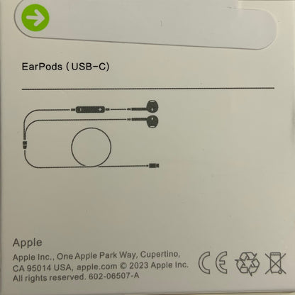 Apple EarPods Earbuds with USB-C Connector - White