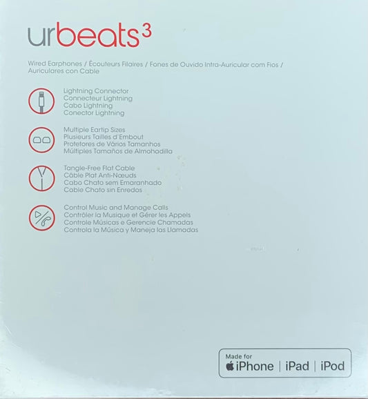 Urbeats3  Lightning Earphone