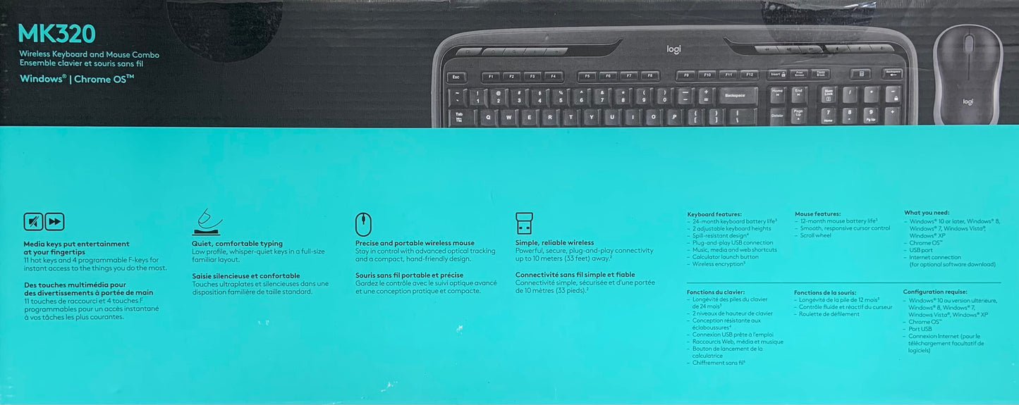 Logitech Wireless keyboard and Mouse Combo