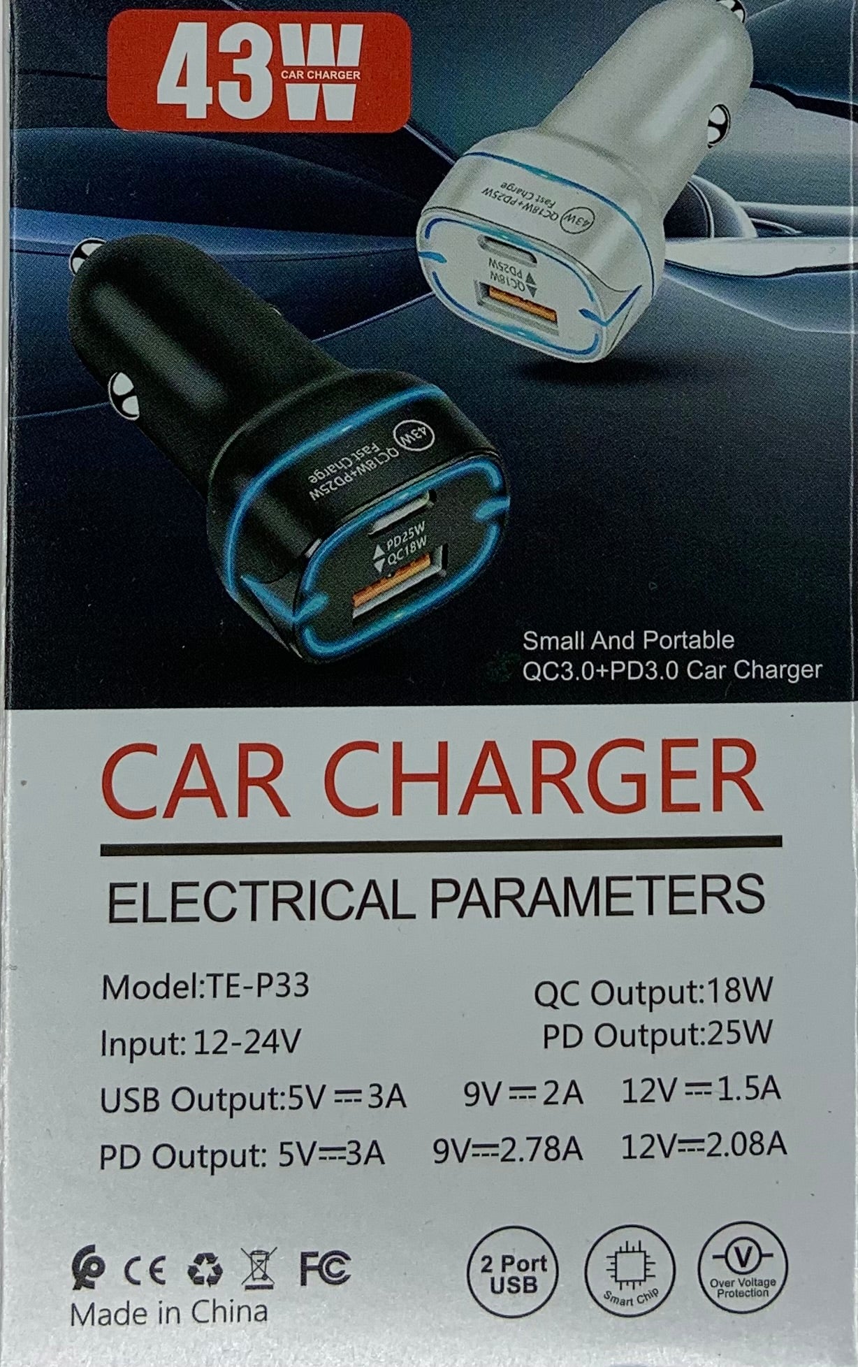 Car Charger 43W