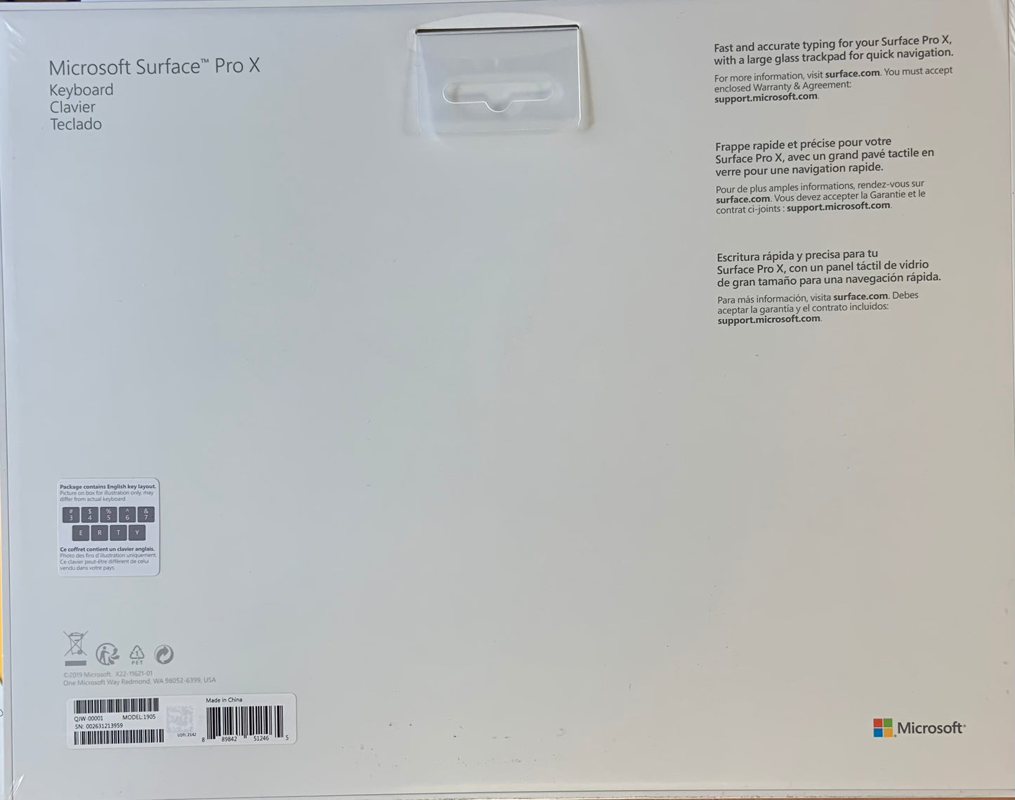 Microsoft Surface Pro X Keybords