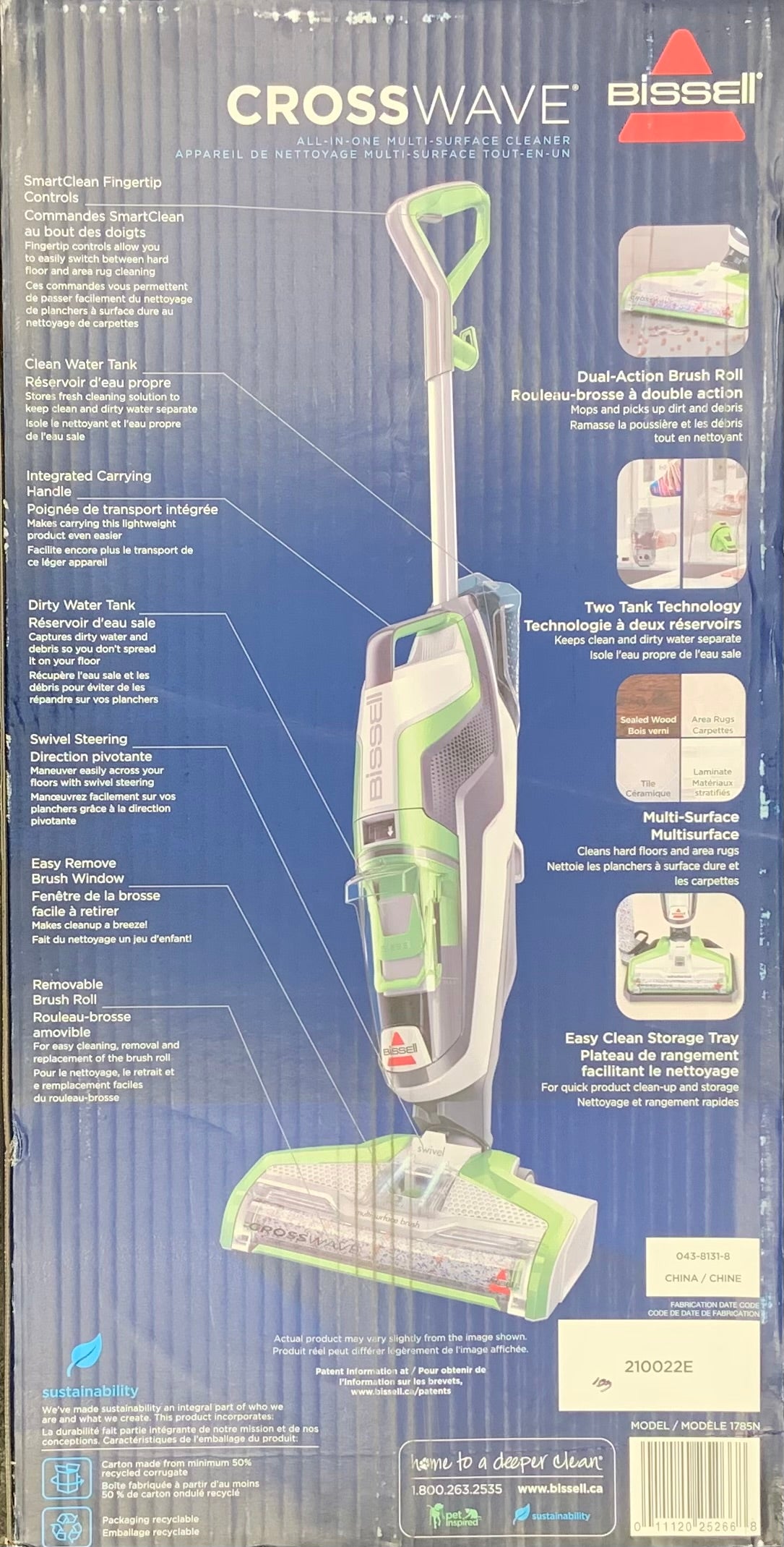 Cross Wave Vacuum And Wash
