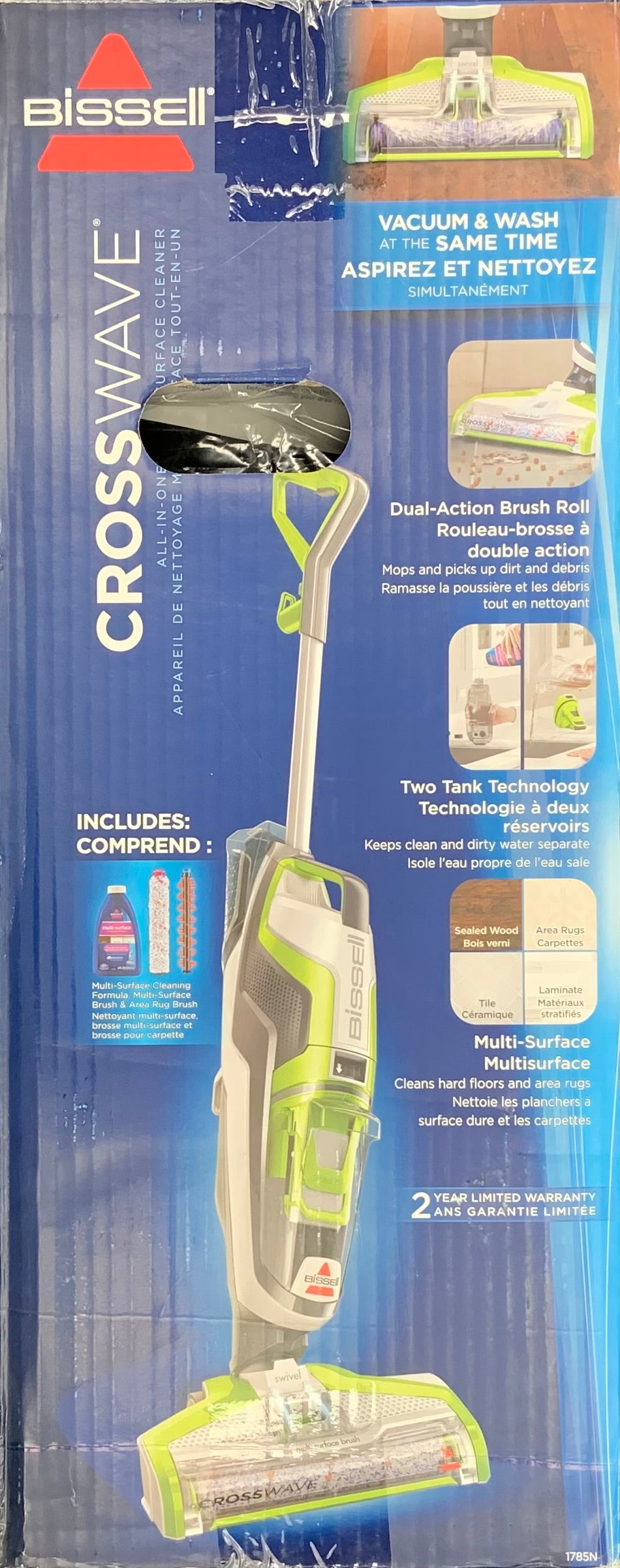 Cross Wave Vacuum And Wash