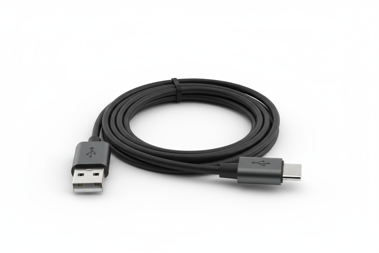 BLACK USB A TO TYPE C