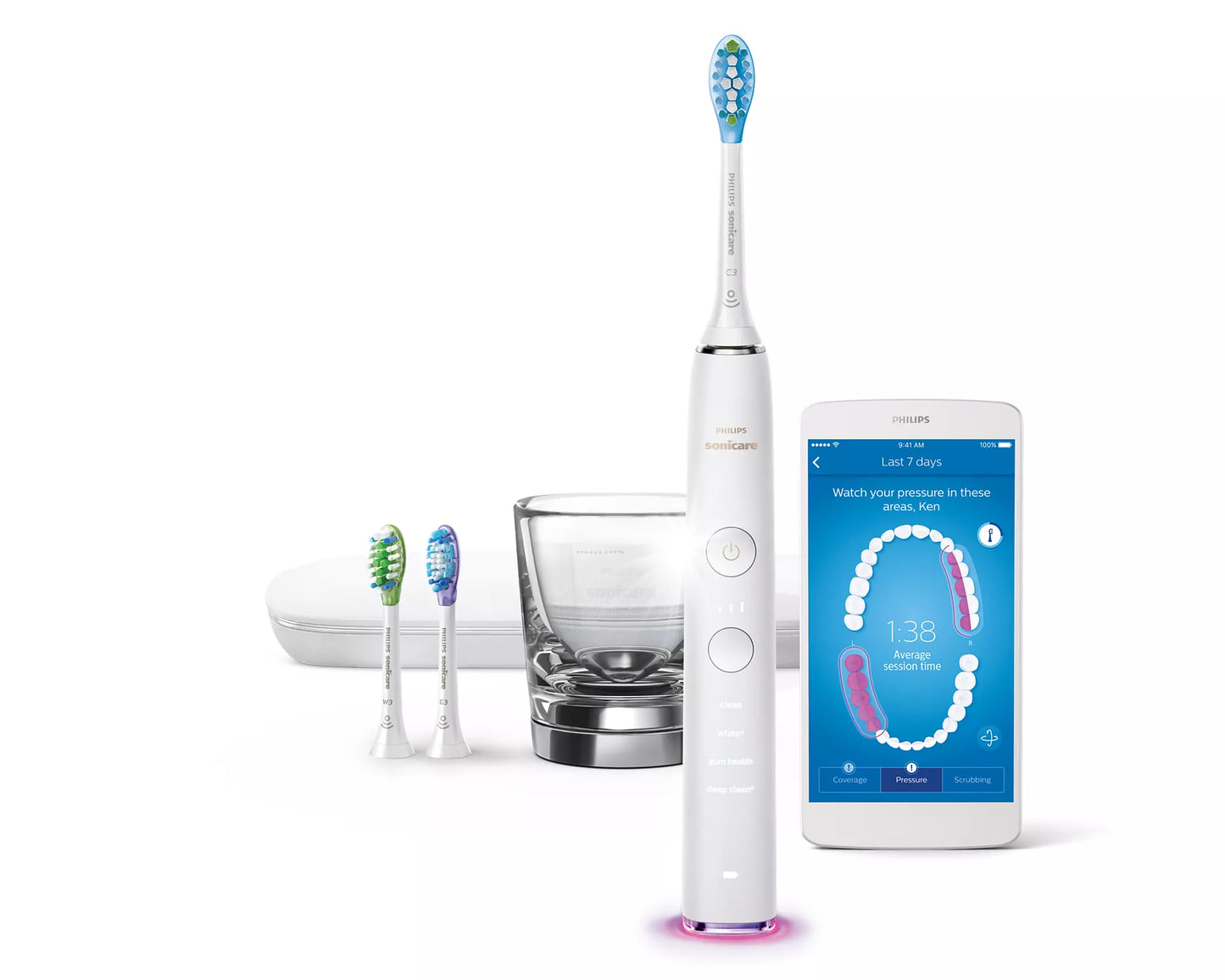 Philips Sonicare DiamondClean Smart 9300 Brosse à dents électrique rechargeable