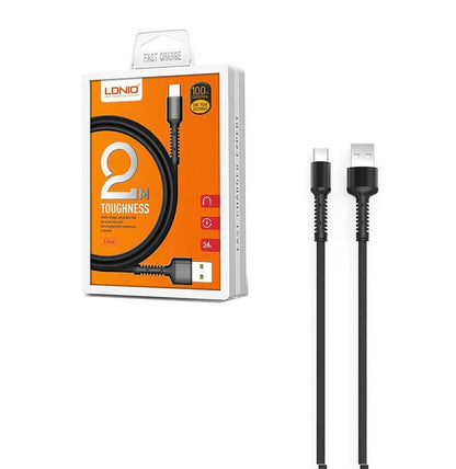 LDNIO-Usb A to Type C Cable (2M)