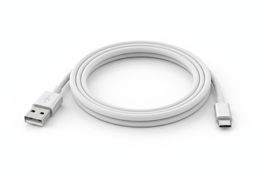 USB A TO Type C Cable WHITE (2M) 